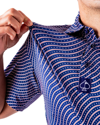 Wavy Stars and Stripes - Pins and Aces