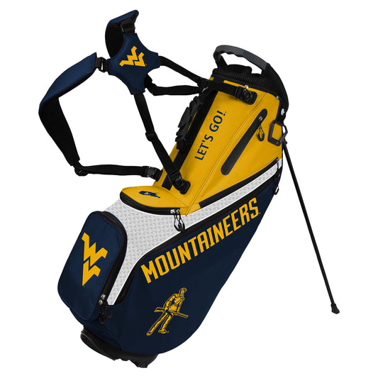 West Virginia Back Nine Stand Bag NCAA |Team Effort - Team Effort