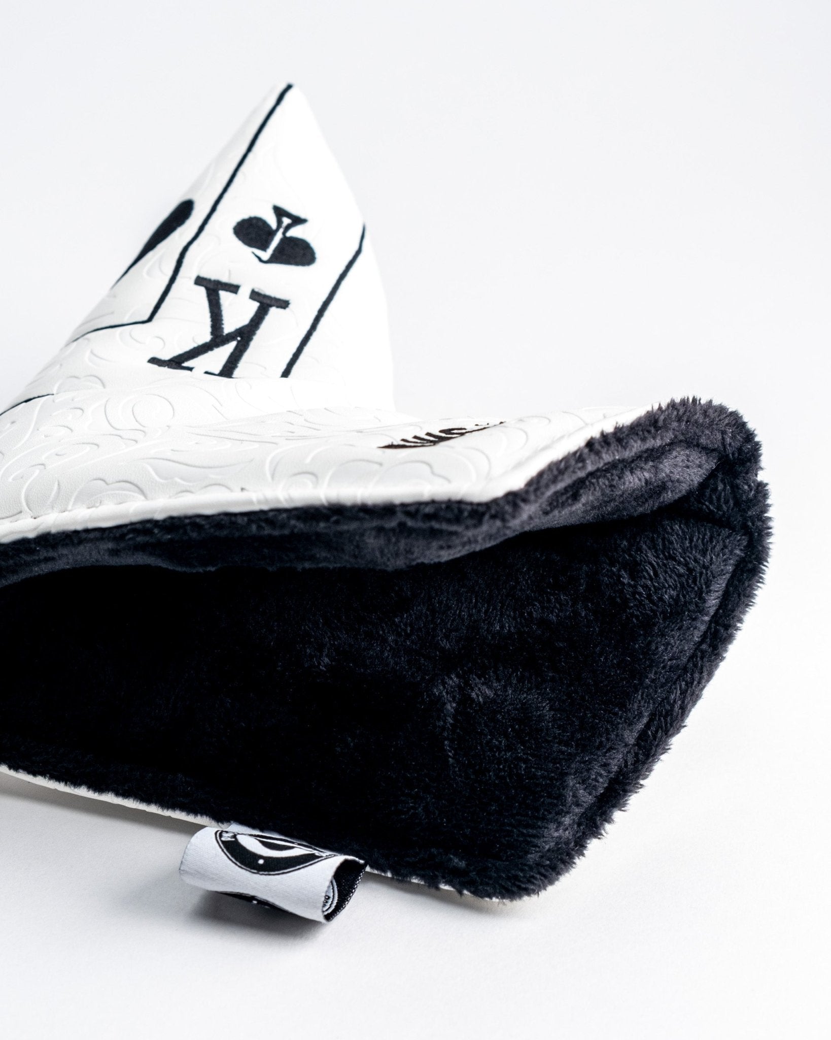 White Out Ace of Spades - Blade Putter Cover - Pins and Aces