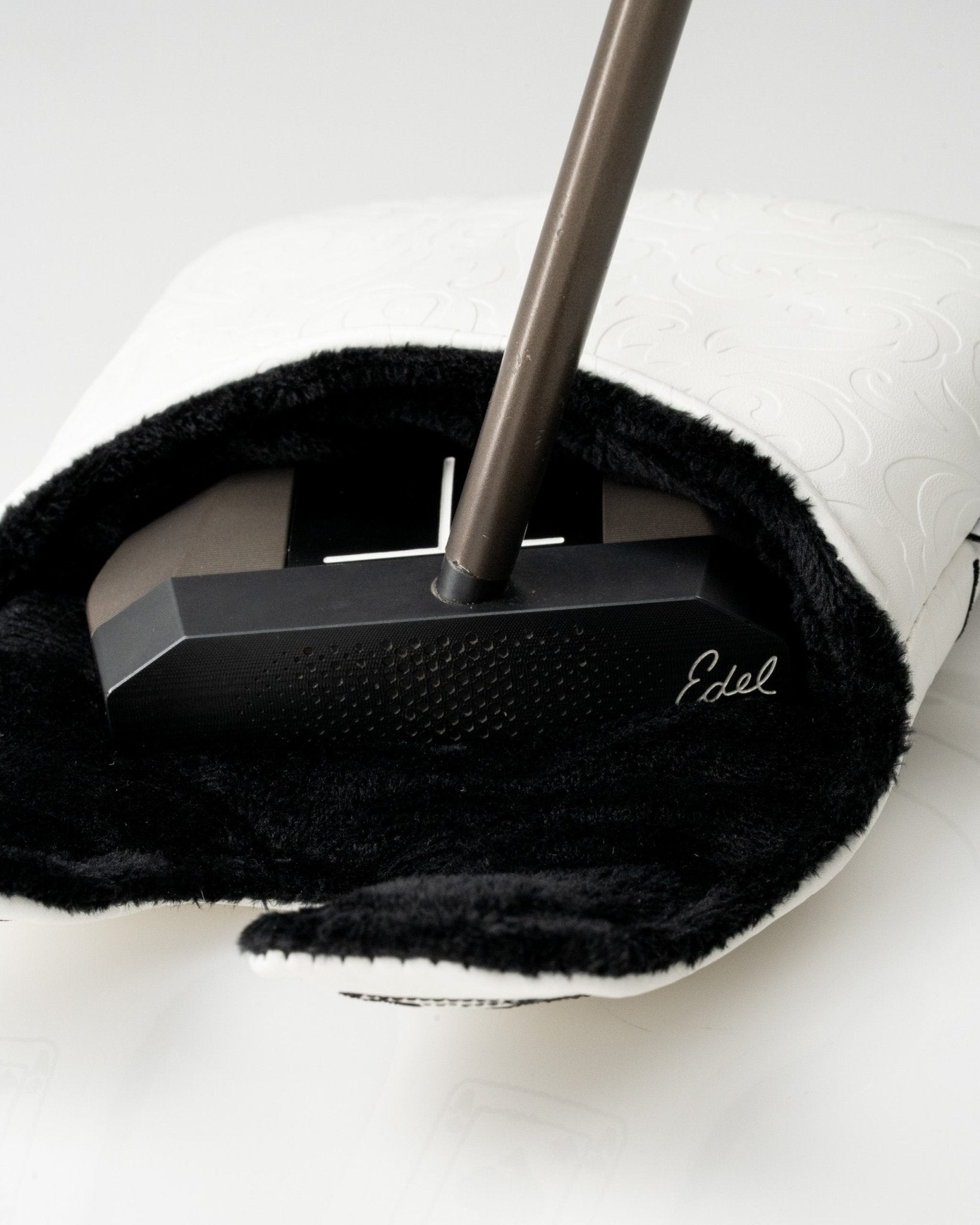 White Out Ace of Spades - Center Shaft Mallet Putter Cover - Pins and Aces