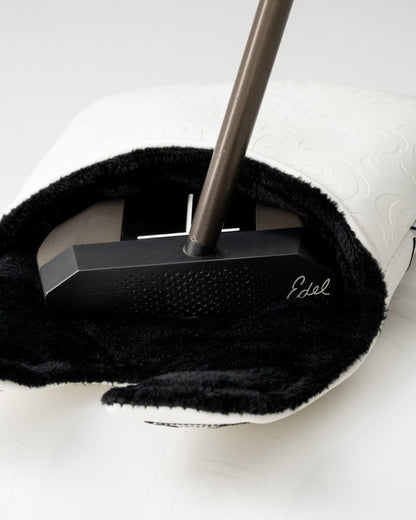White Out Ace of Spades - Center Shaft Mallet Putter Cover - Pins and Aces
