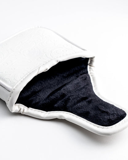White Out Ace of Spades - Mallet Putter Cover - Pins and Aces