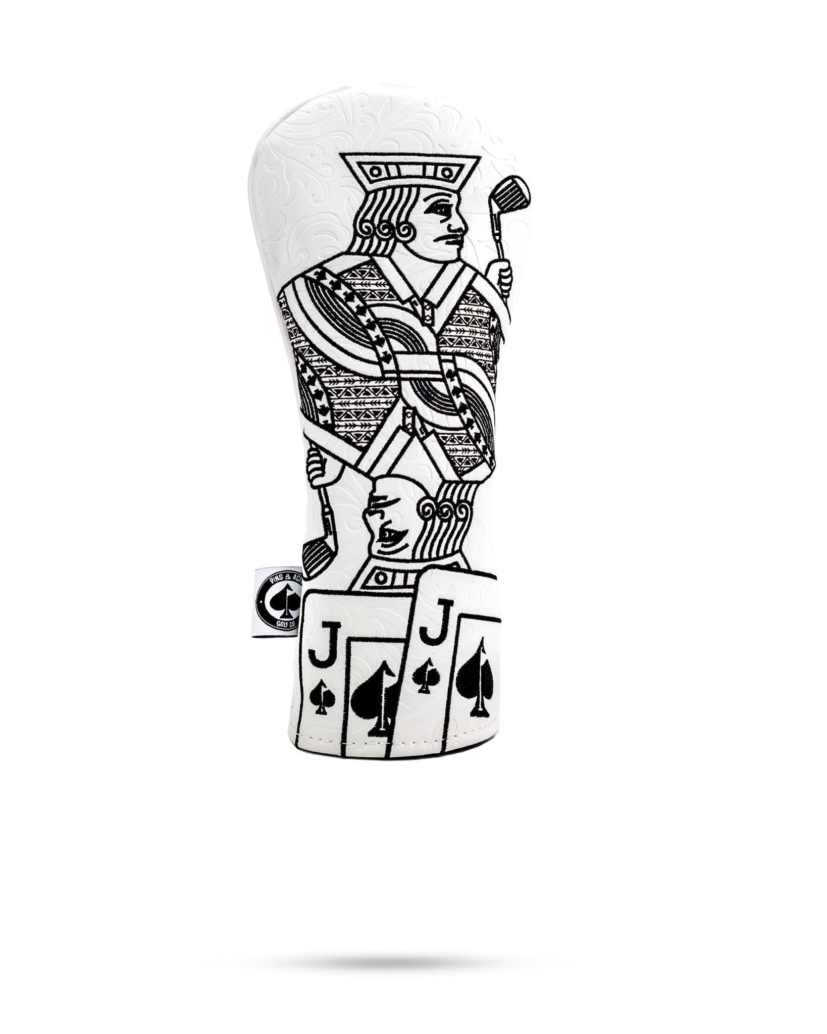 White Out Jack of Spades - Hybrid Cover - Pins and Aces