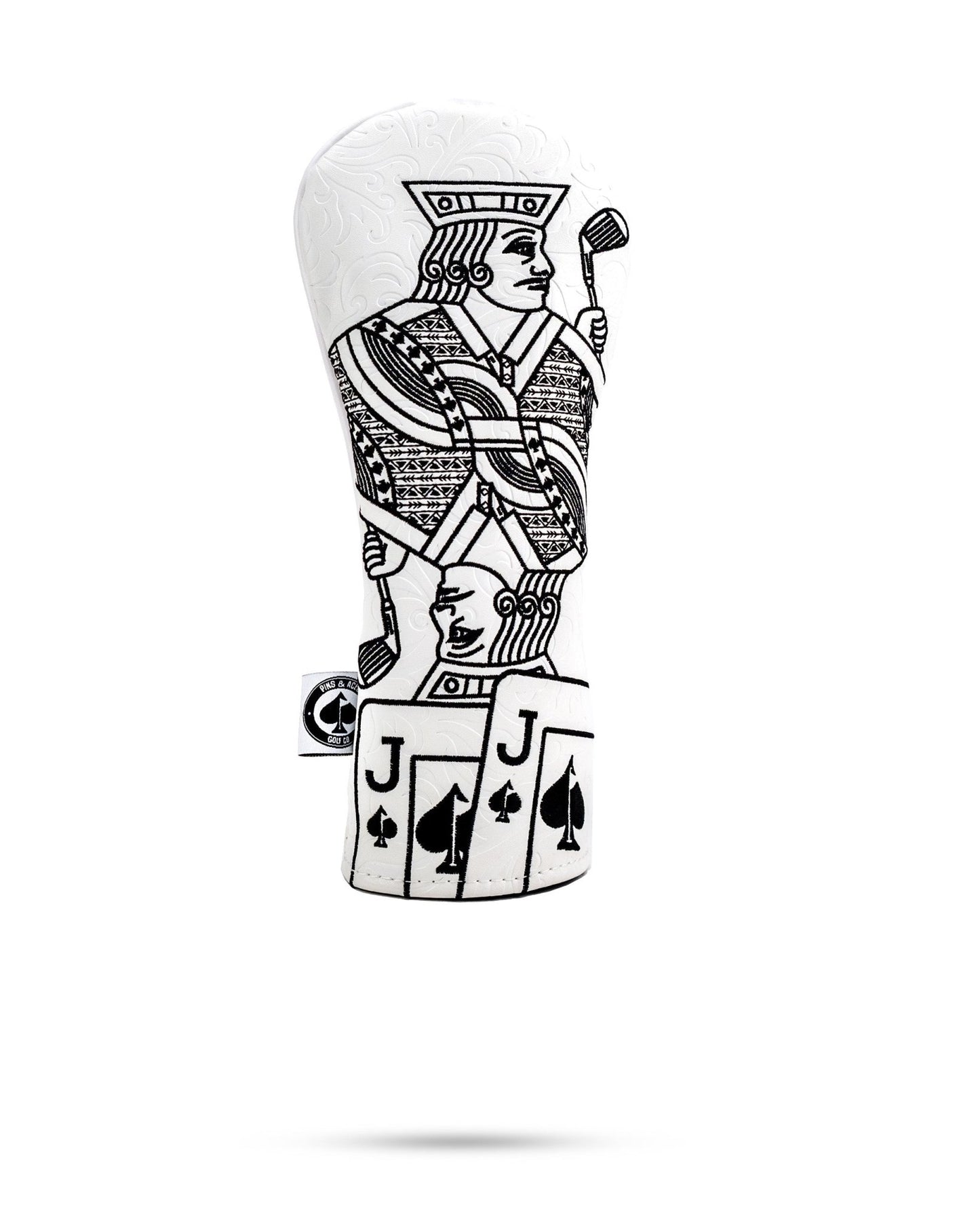 White Out Jack of Spades - Hybrid Cover - Pins and Aces