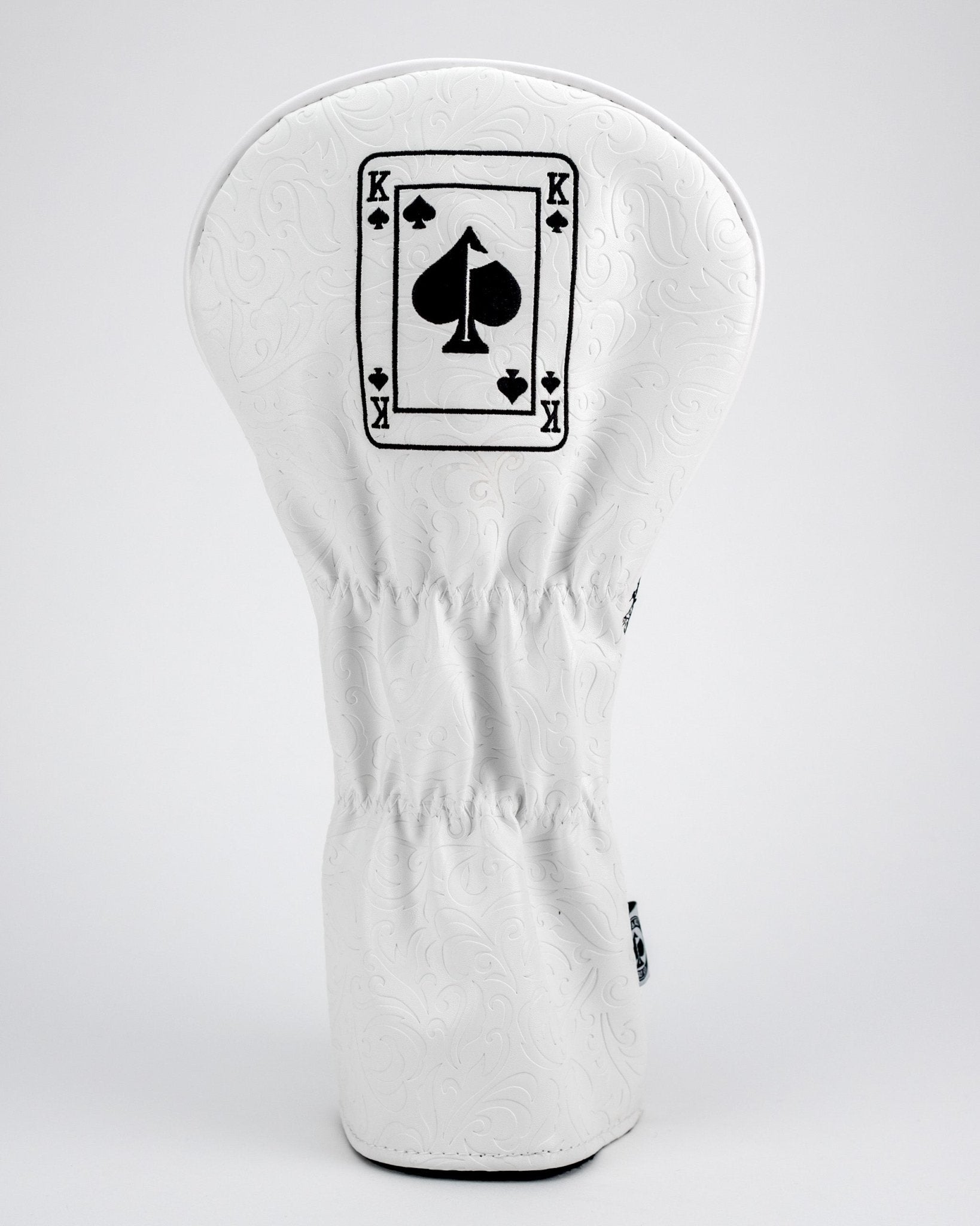 White Out King of Spades - Driver Cover - Pins and Aces