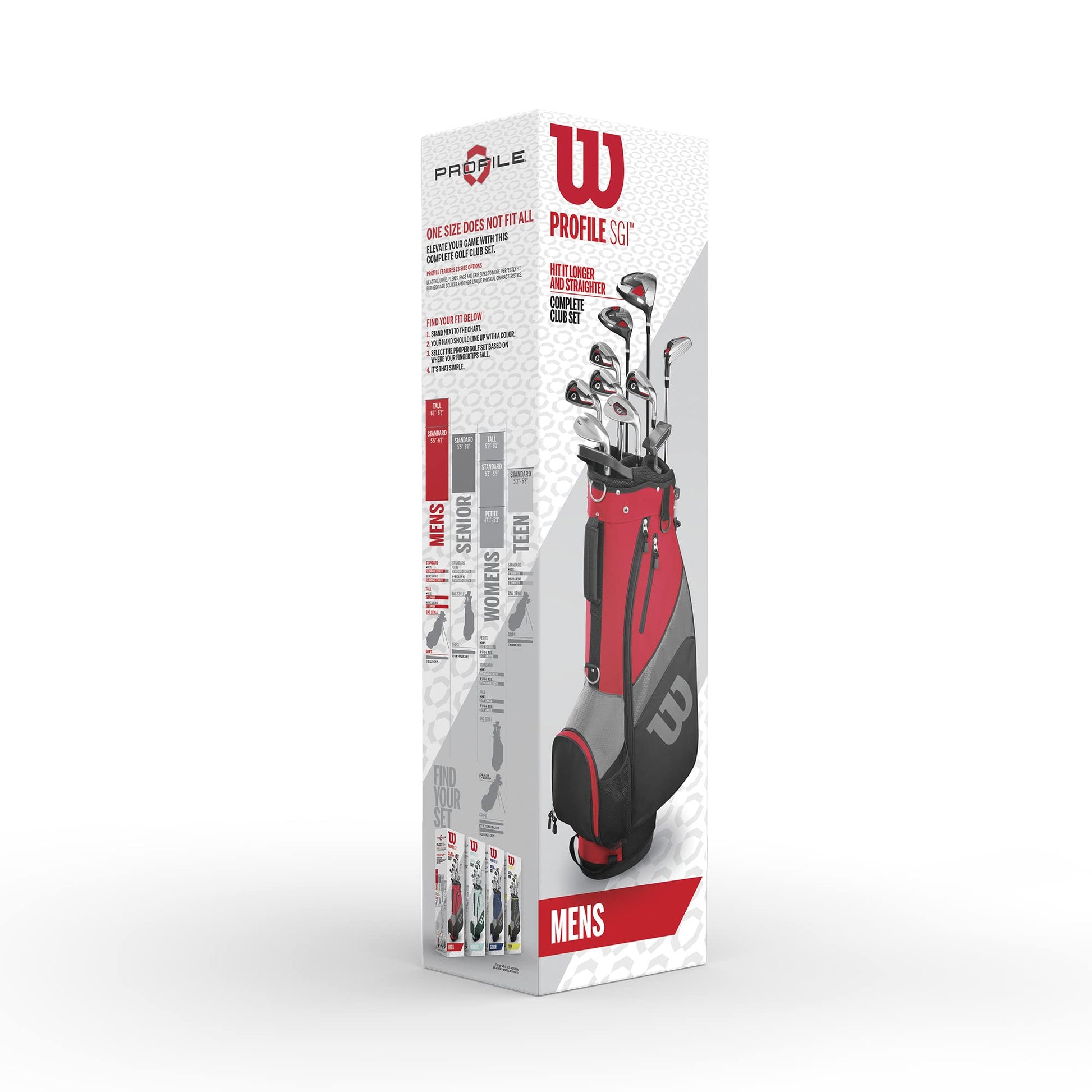 WILSON Men's Profile SGI Complete Golf Club Package Set - Wilson