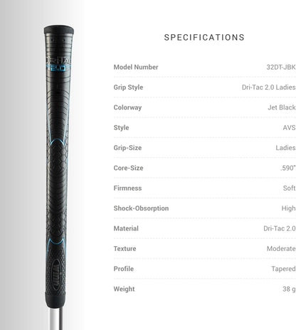 WINN DRI - TAC 2.0 LADIES Golf Grip - Winn