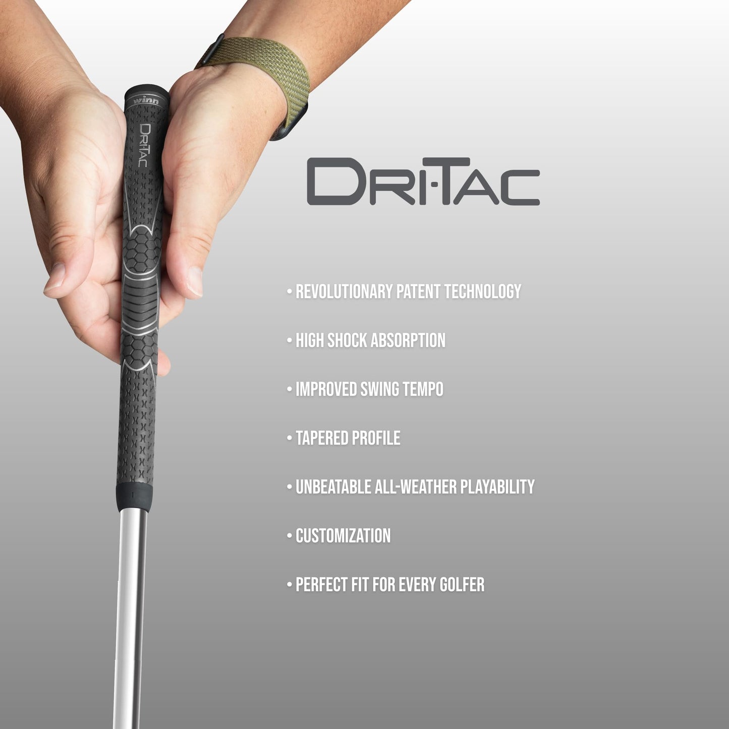 Winn Dri - Tac 9 Piece Golf Grip Bundle - Winn