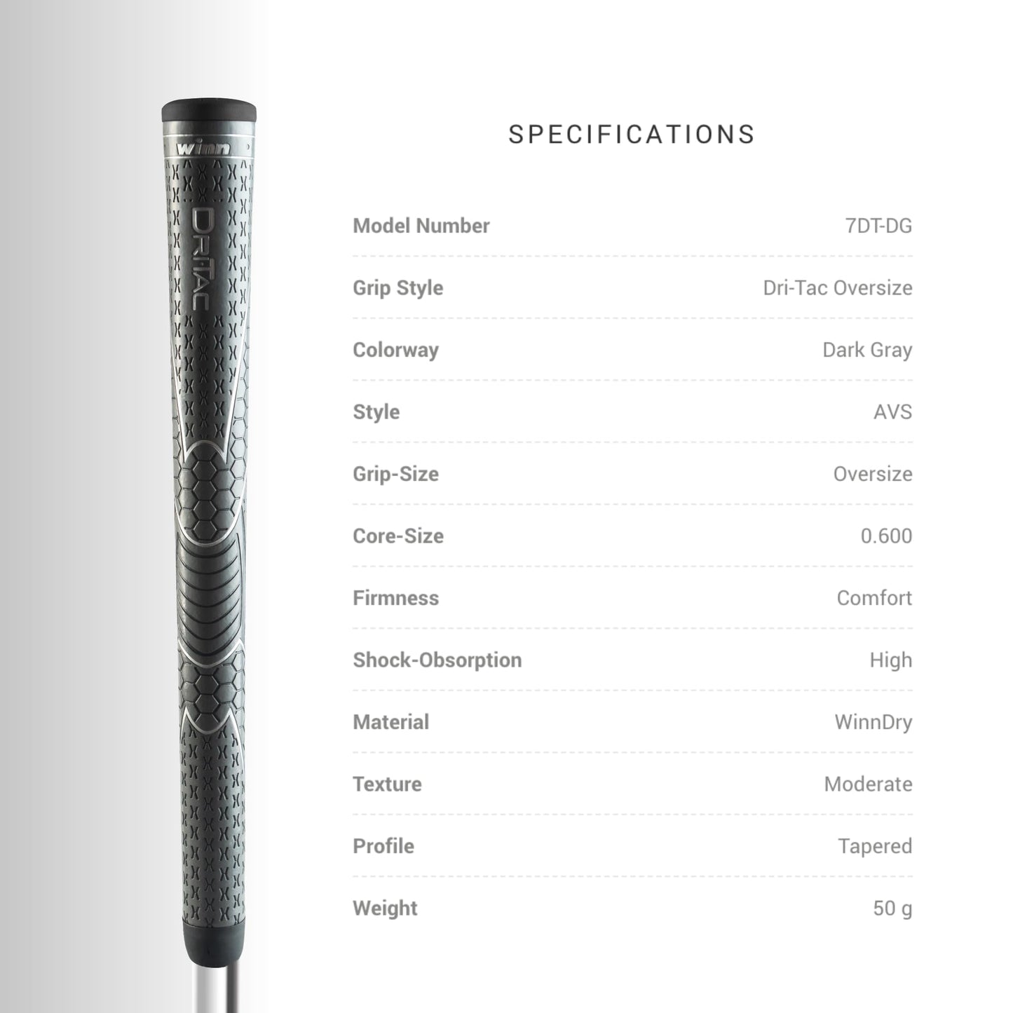 Winn Dri - Tac 9 Piece Golf Grip Bundle - Winn