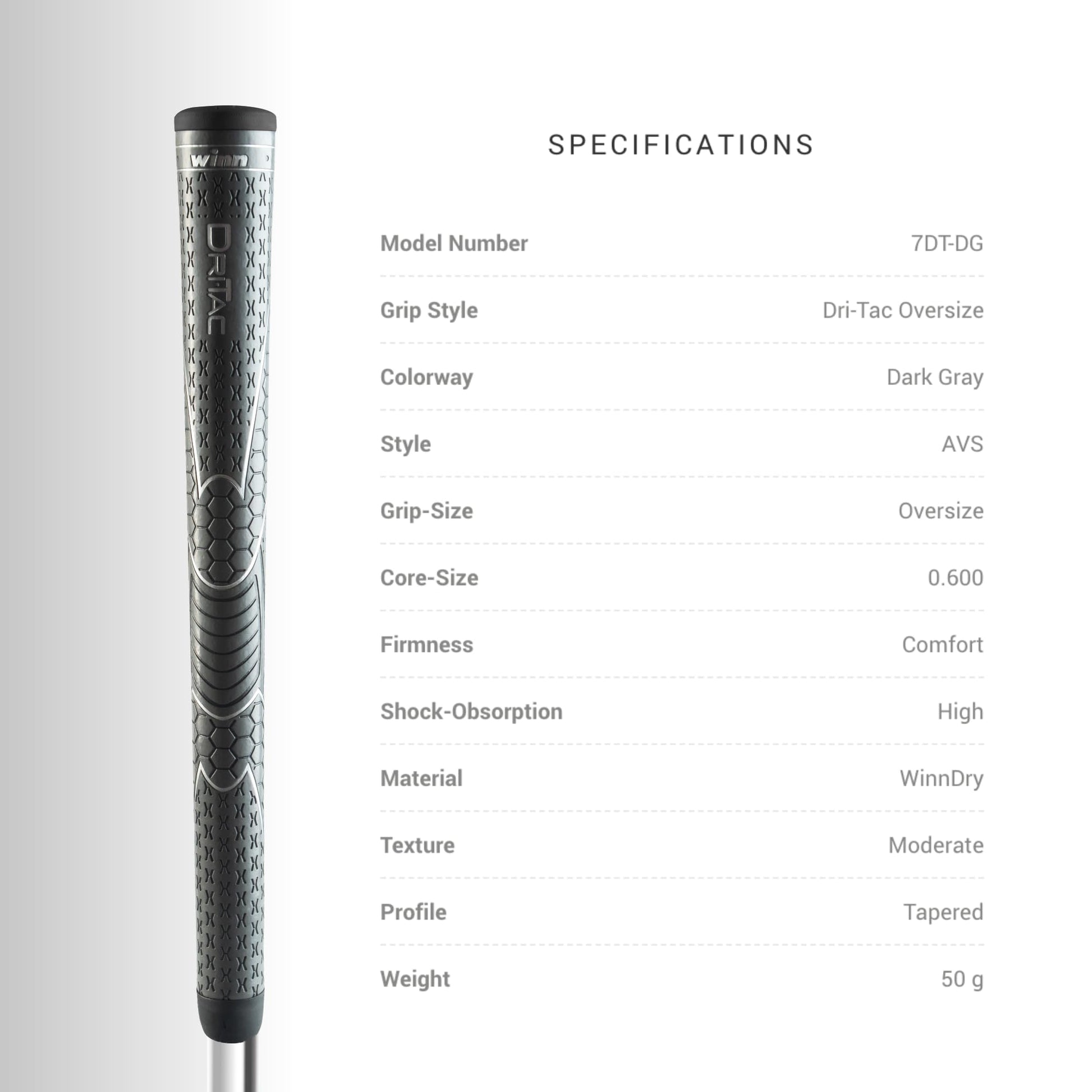 Winn Dri - Tac 9 Piece Golf Grip Bundle - Winn