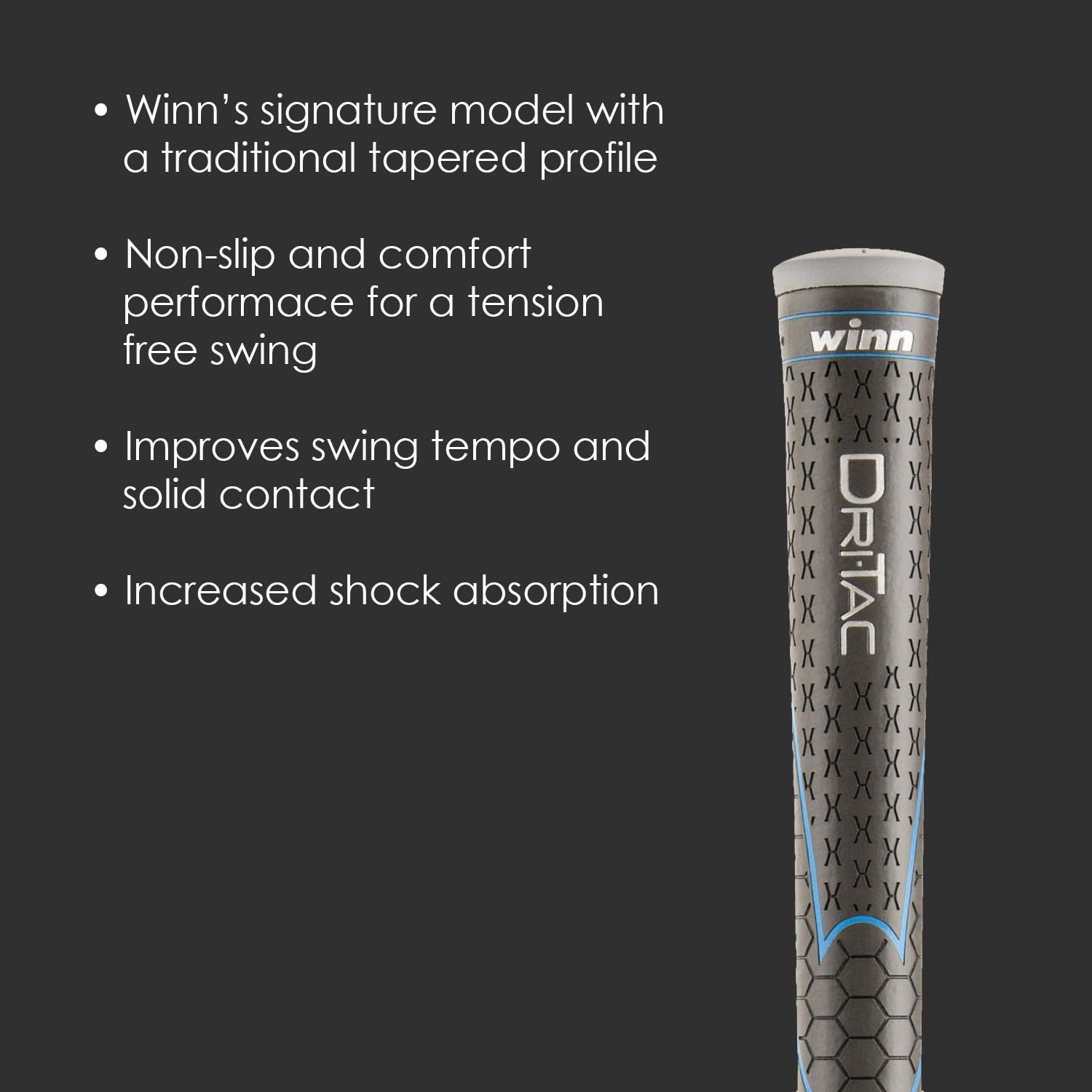 Winn Dri - Tac 9 Piece Golf Grip Bundle - Winn