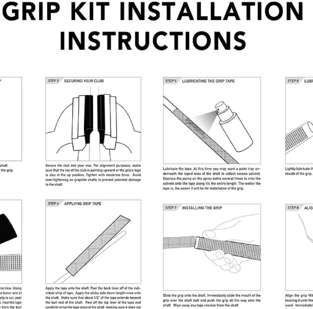 Winn Dri-Tac Lite 9 Piece Golf Grip Bundle - Standard -