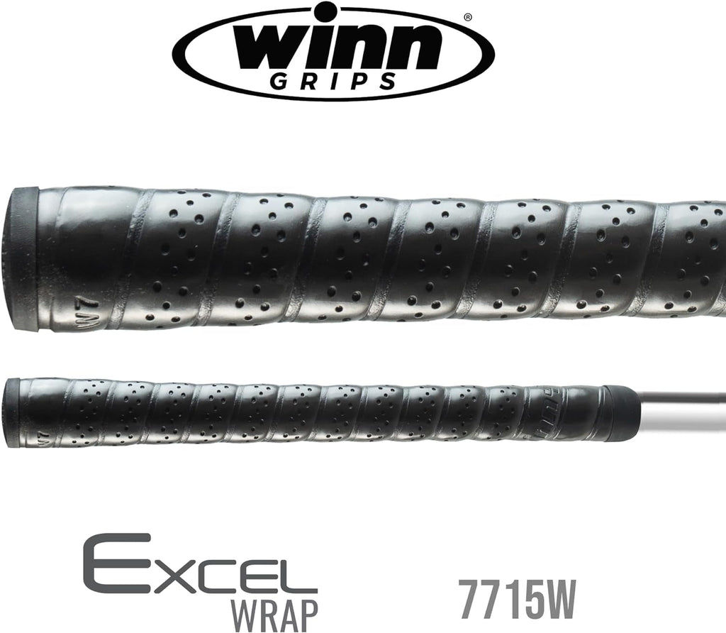 Winn Excel Wrap Oversize Golf Grips - Black -