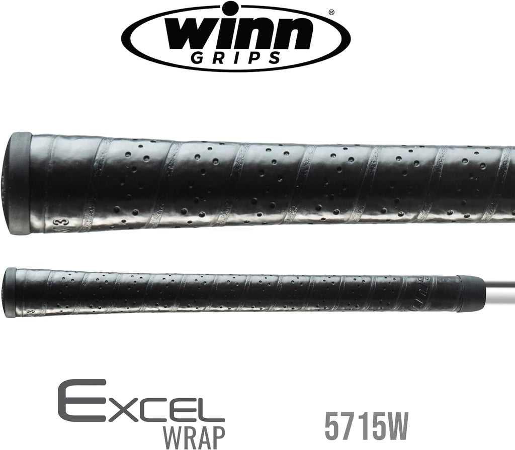 Winn Excel Wrap Standard Golf Grips - Black -