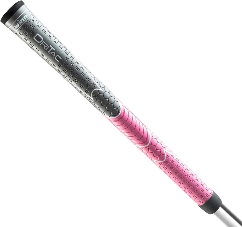 Winn Ladies Dri-Tac Gray/Pink Undersize .580 Grip (-1/16") - Gray/Pink - Ladies