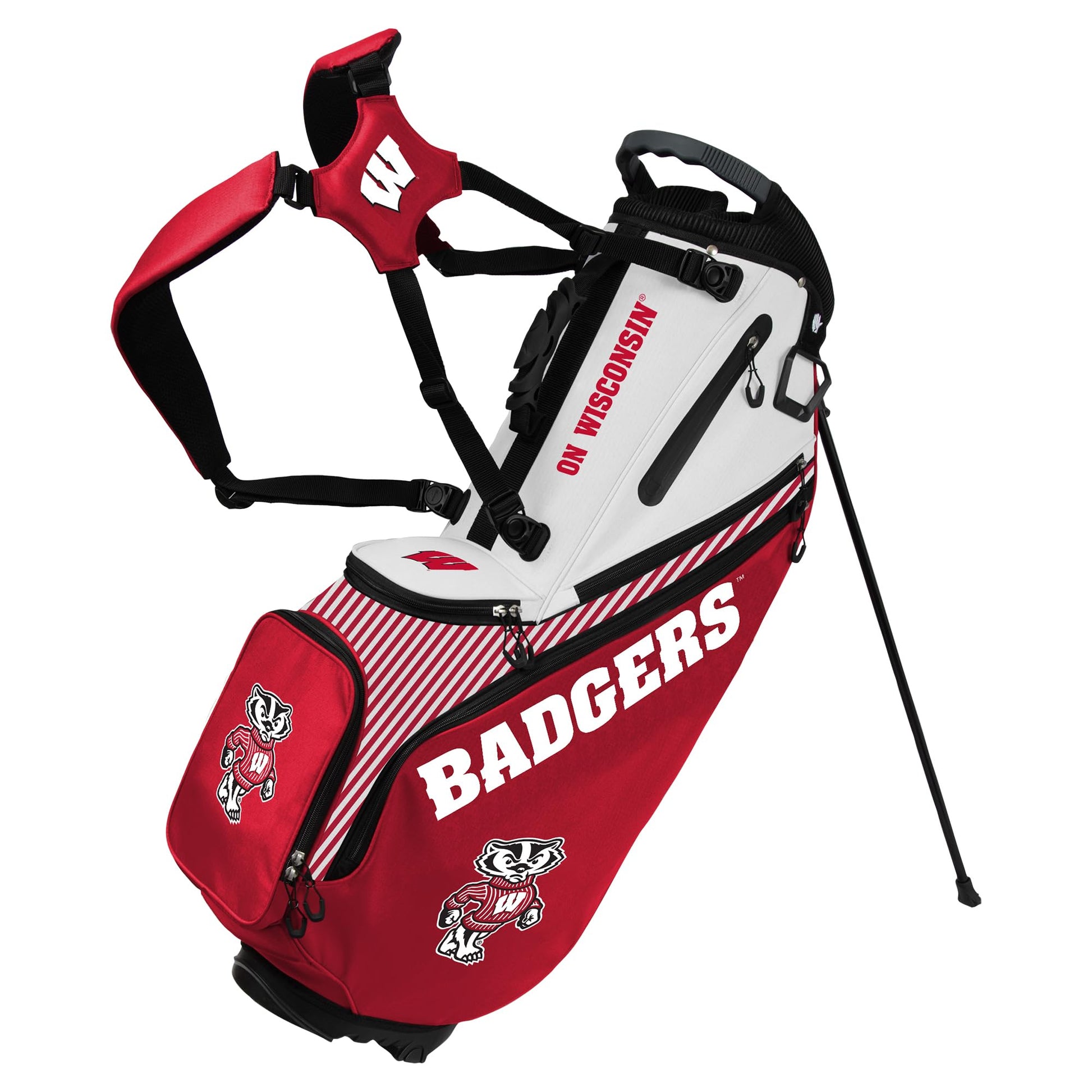 Wisconsin Back Nine Stand Bag NCAA |Team Effort - Team Effort