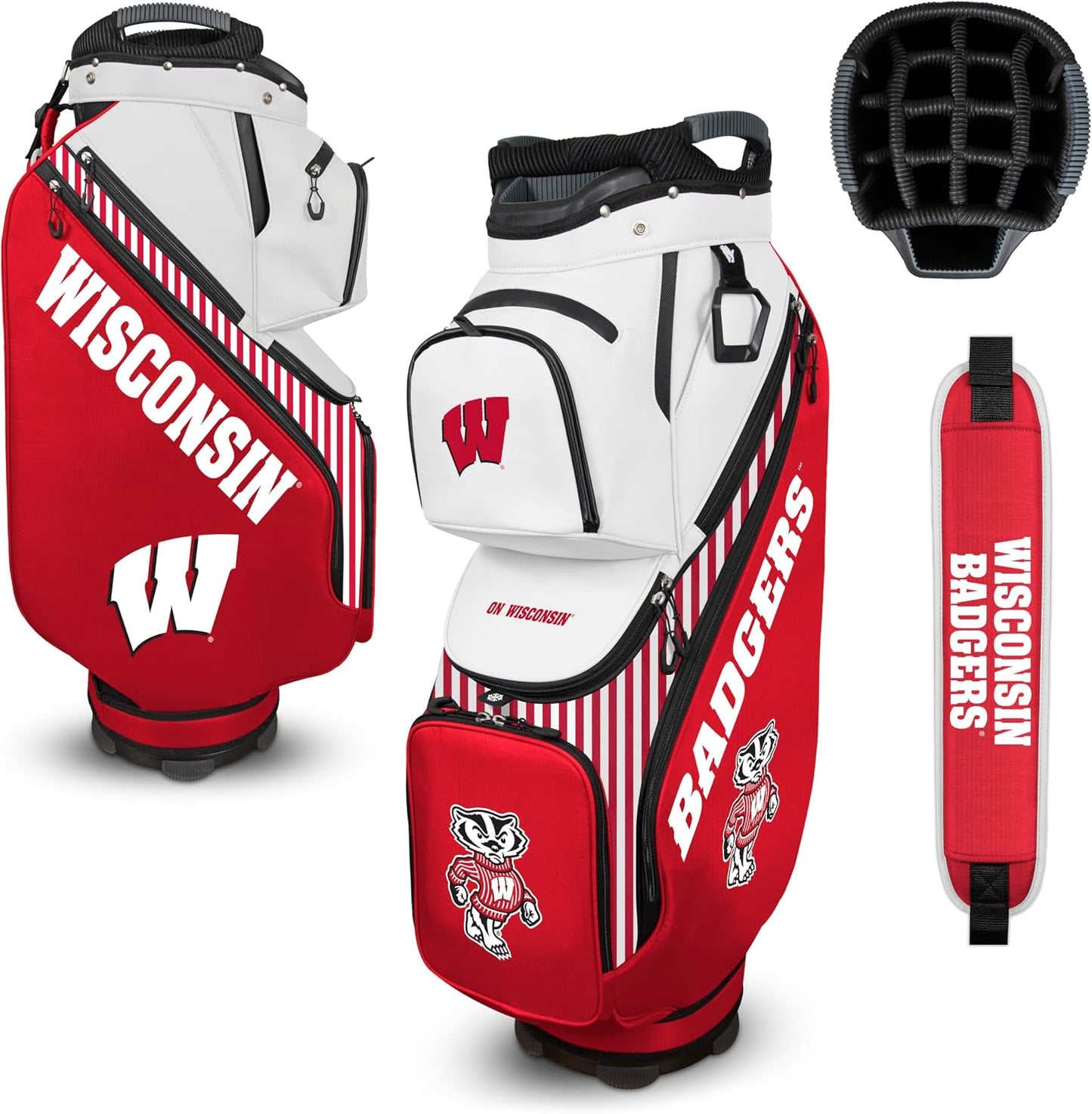 Wisconsin Clubhouse Cooler Cart Bag NCAA |Team Effort - Team Effort