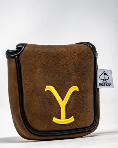 Yellowstone Putter Cover - Mallet - Pins and Aces
