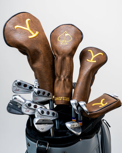 Yellowstone Putter Cover - Mallet - Pins and Aces