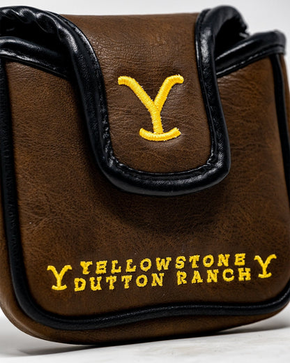 Yellowstone Putter Cover - Mallet - Pins and Aces