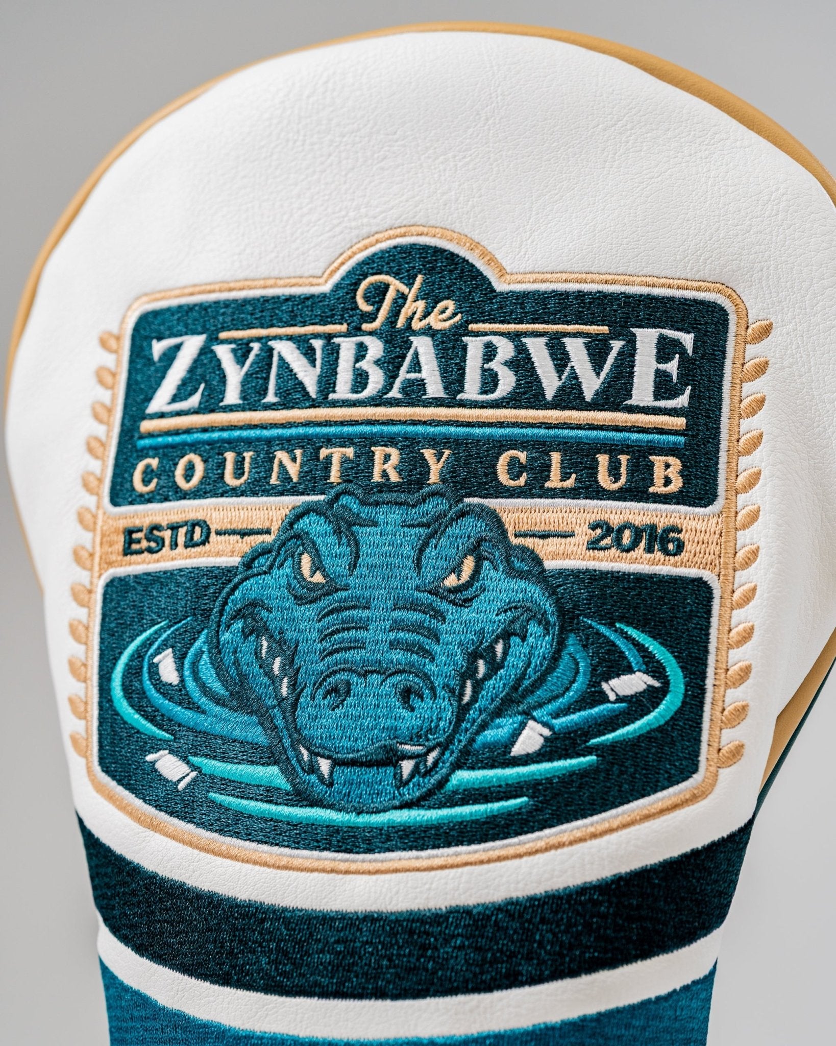 Zynbabwe Country Club Gator - Driver Cover - Pins and Aces