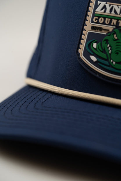Zynbabwe Country Club Navy - Perforated Rope Hat - Pins and Aces