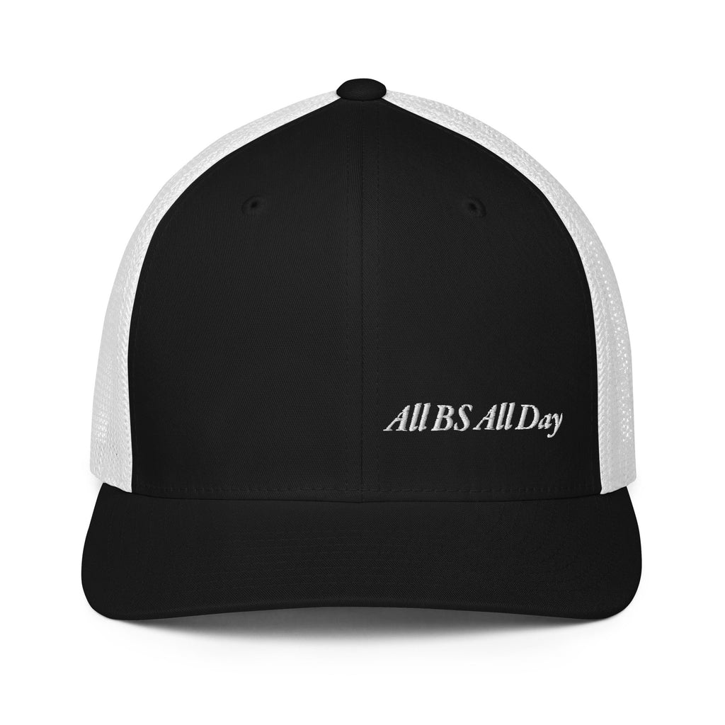 All BS All Day Closed-back trucker cap - Black/White -