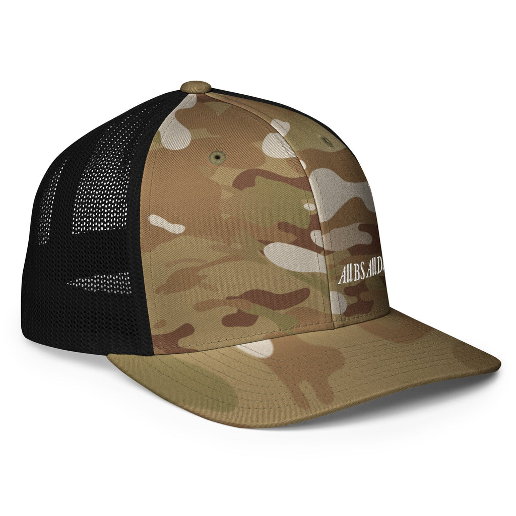 All BS All Day Closed-back trucker cap - Multicam Green/Black -