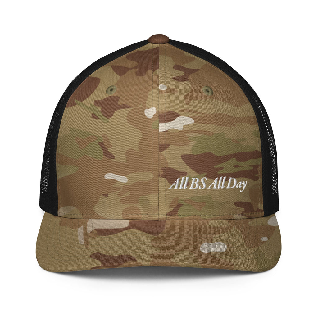 All BS All Day Closed-back trucker cap - Multicam Green/Black -