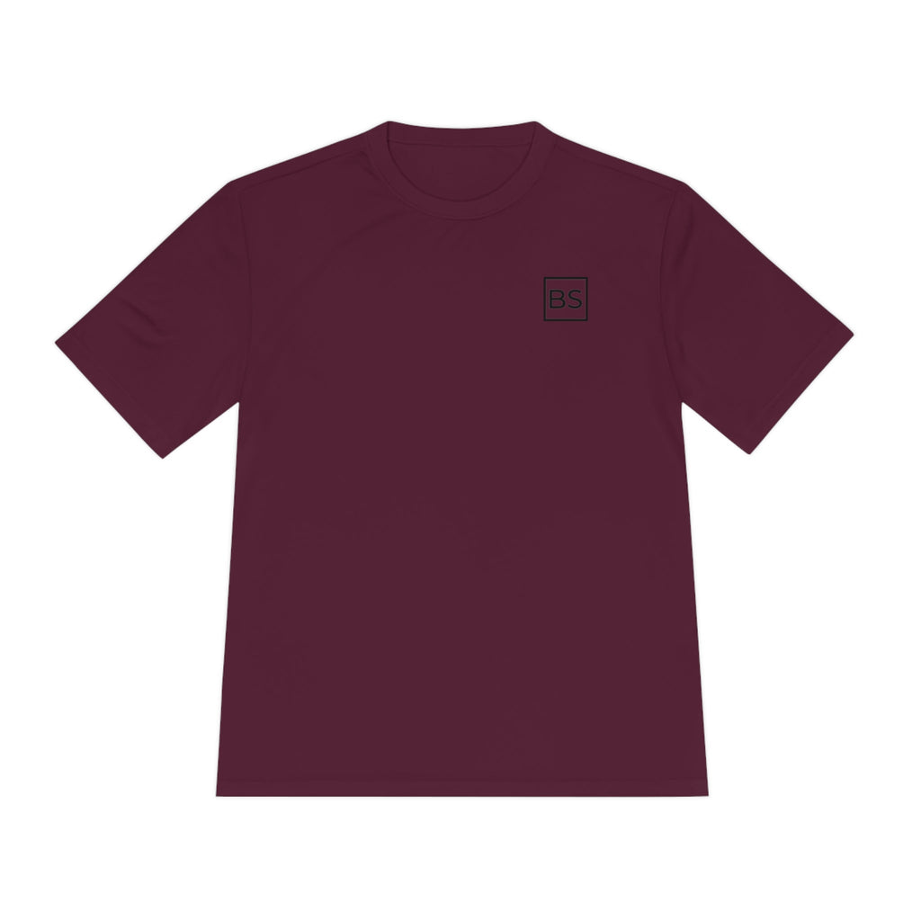All BS All Day Moisture Wicking Tee - Maroon - S