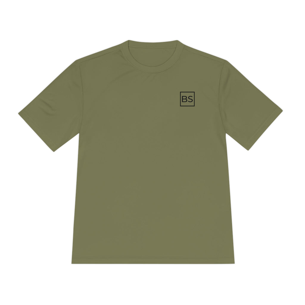 All BS All Day Moisture Wicking Tee - Olive Drab Green - S