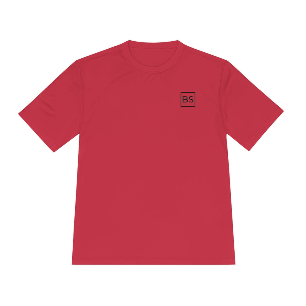 All BS All Day Moisture Wicking Tee - True Red - S