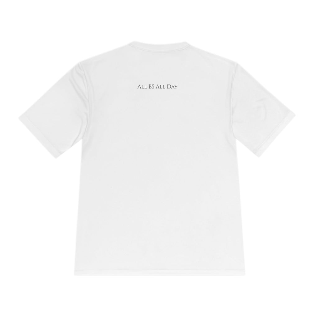 All BS All Day Moisture Wicking Tee - White - M