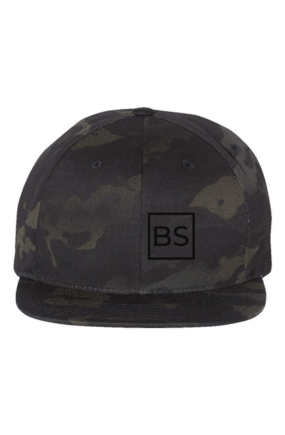 Black Square Classic Camo Hat - one size - MultiCam Black