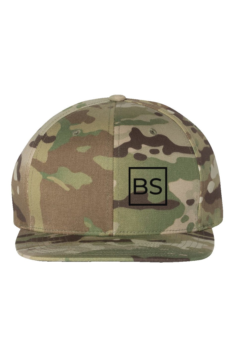 Black Square Classic Camo Hat - One Size - MultiCam Green