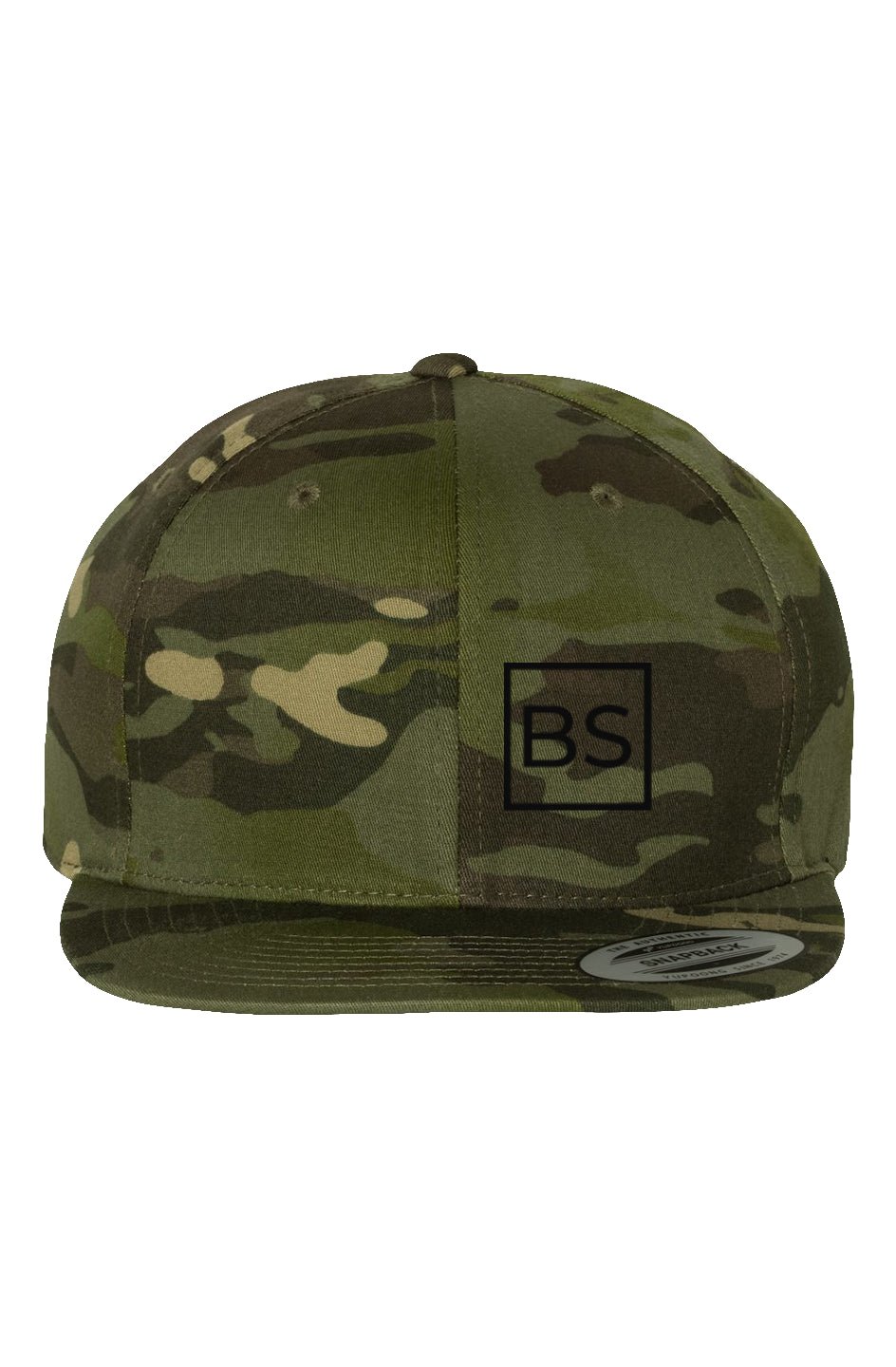 Black Square Classic Camo Hat - one size - Multicam Tropic