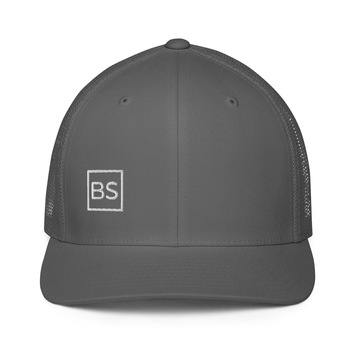 Black Square Closed-back trucker cap - Charcoal -