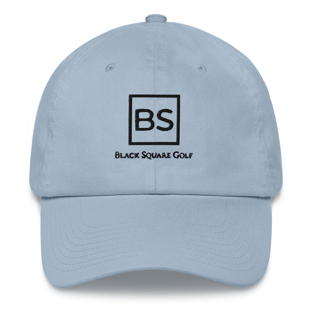 Black Square Golf Classic Collapsible Brim Hat - Light Blue -