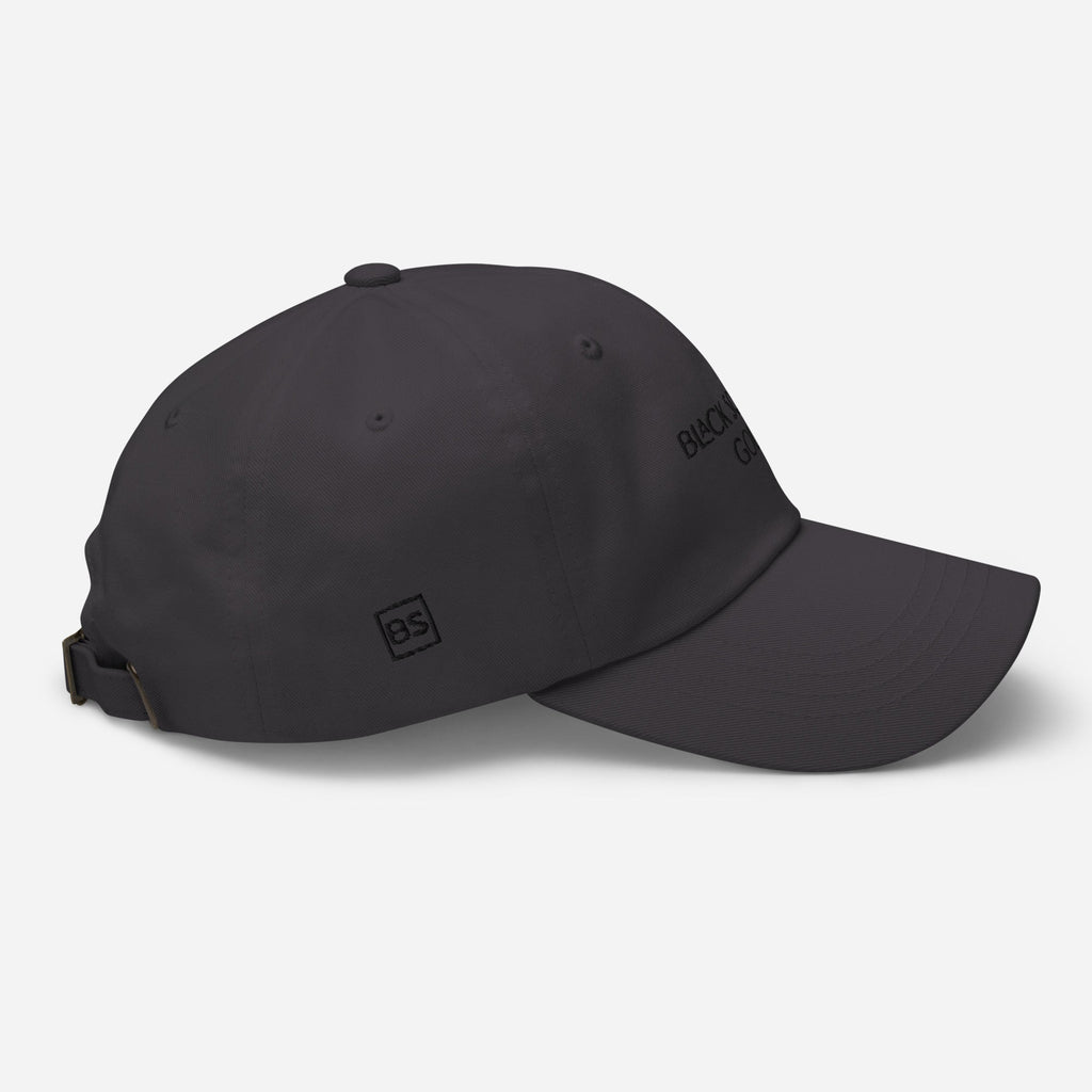 Black Square Golf Classic Dad hat - Dark Grey -