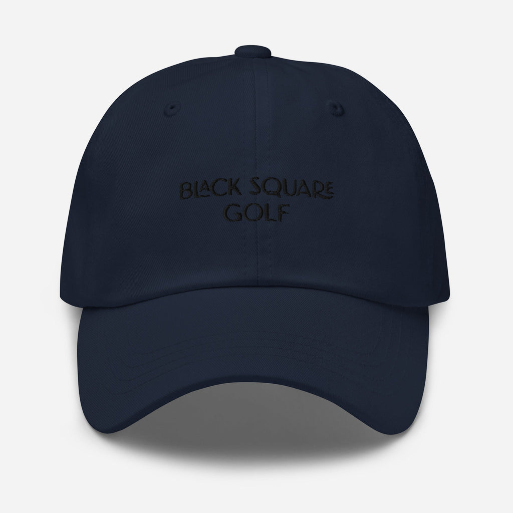 Black Square Golf Classic Dad hat - Navy -