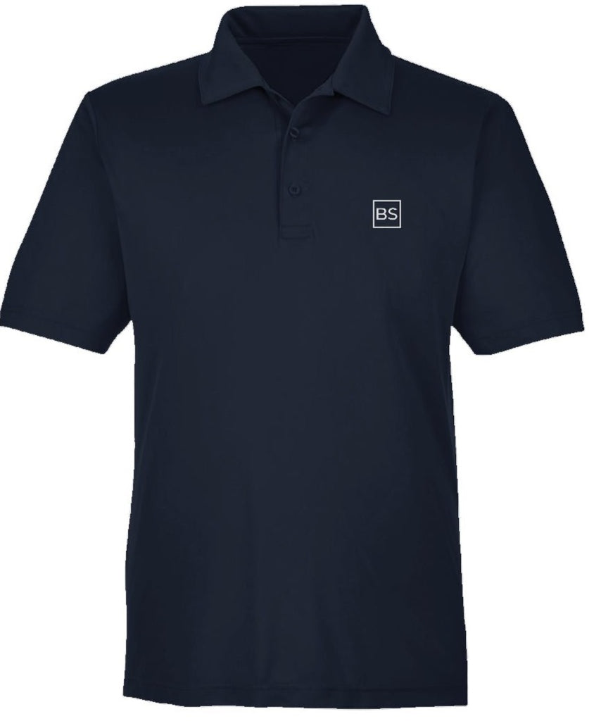 Black Square Golf Men's Lightweight Performance Sport Polo - xs - Sport Dark Navy