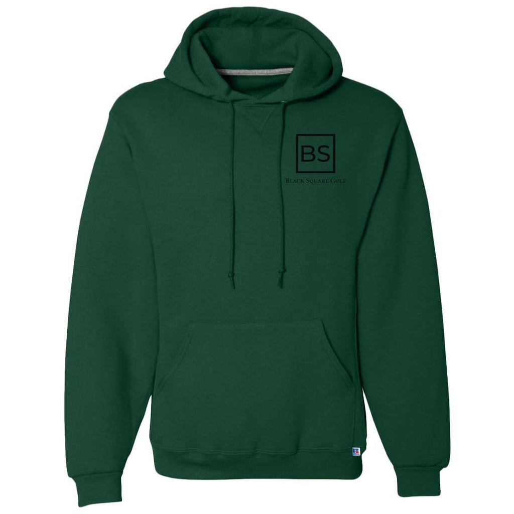 Black Square Golf Performance Fleece Pullover Hoodie - Forest - S