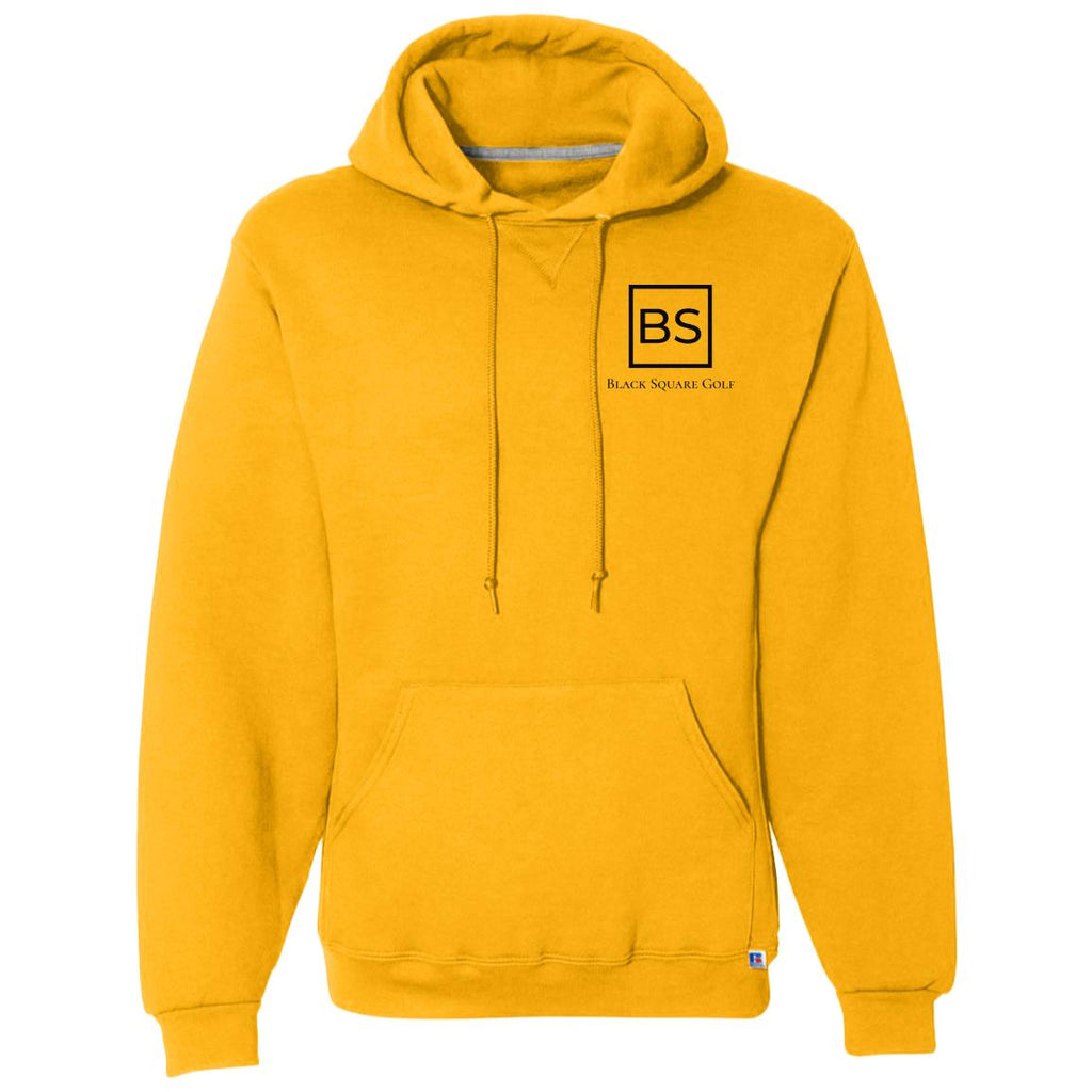 Black Square Golf Performance Fleece Pullover Hoodie - Gold - S