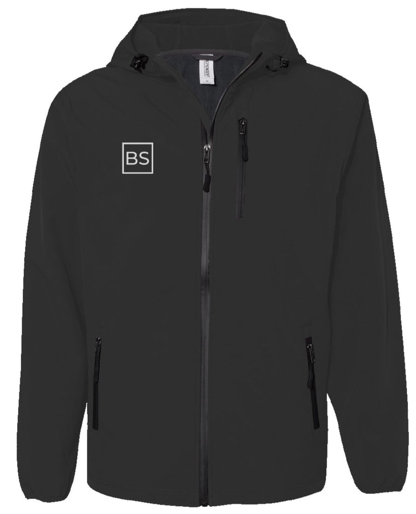 Black Square Golf Poly-Tech Soft Shell Jacket - xs - Black