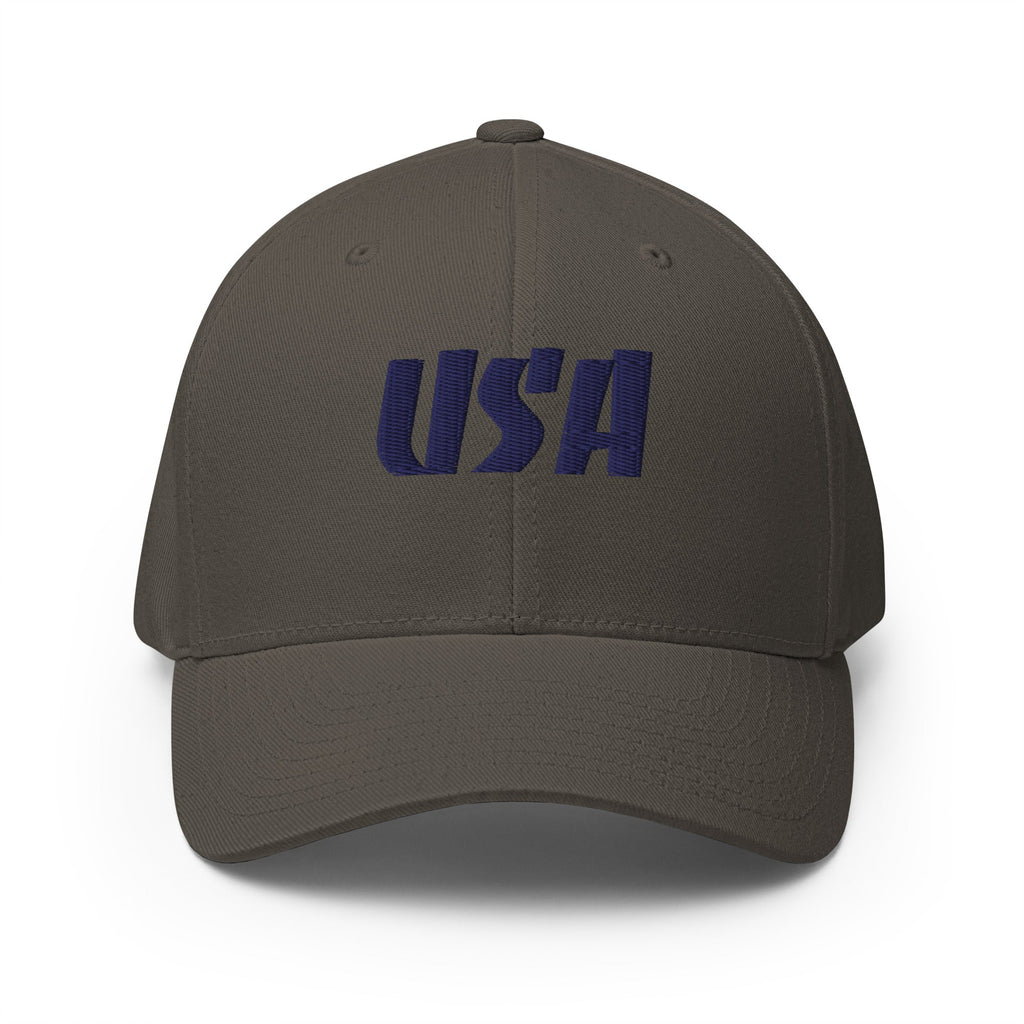 Black Square Golf Team USA Blue Hat - Dark Grey - S/M