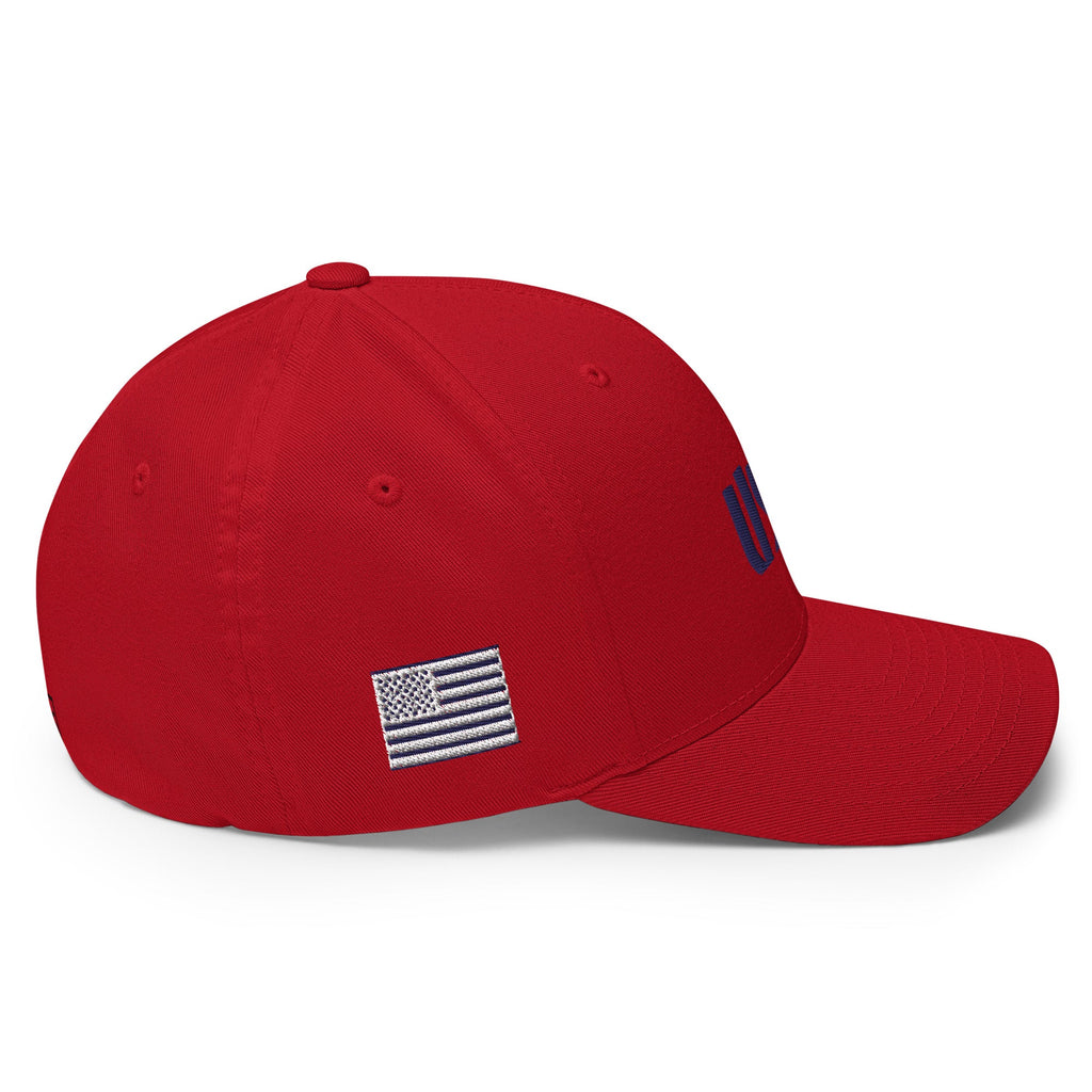 Black Square Golf Team USA Blue Hat - Red - S/M