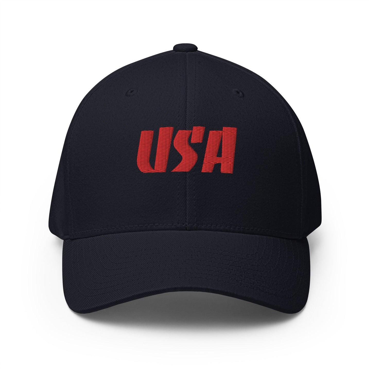 Black Square Golf Team USA Red Hat - Dark Navy - S/M
