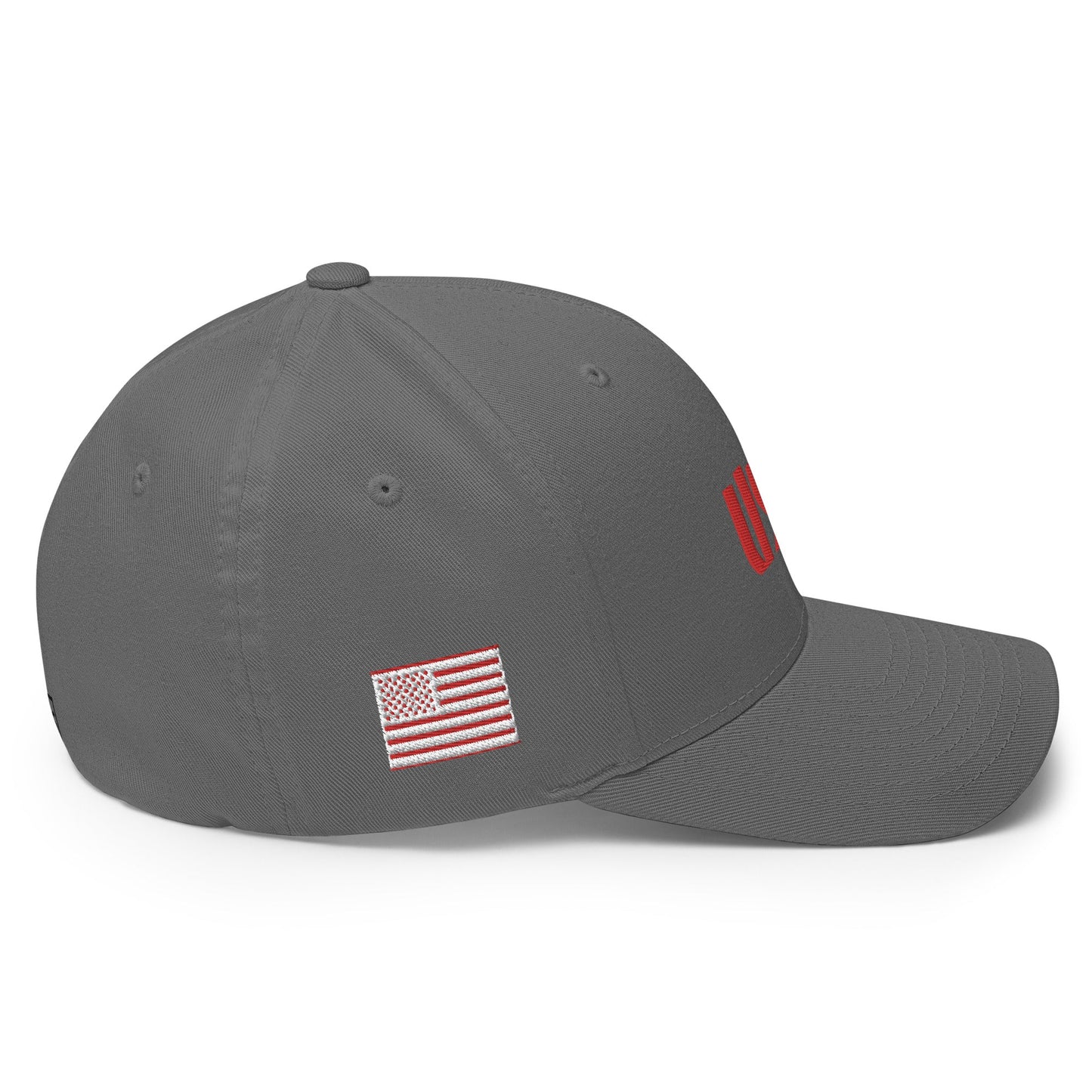 Black Square Golf Team USA Red Hat - Grey - S/M