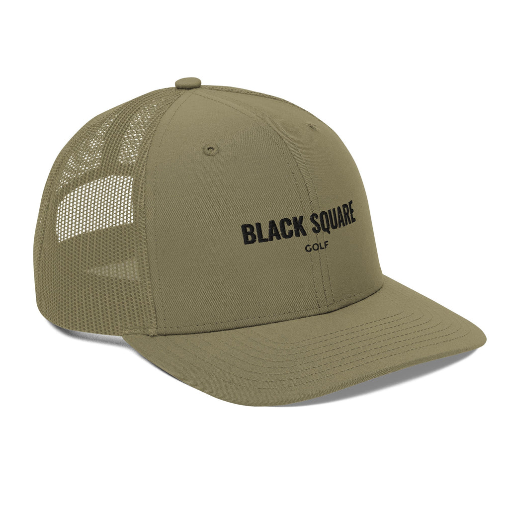 Black Square Golf Trucker Cap 2 - Loden -