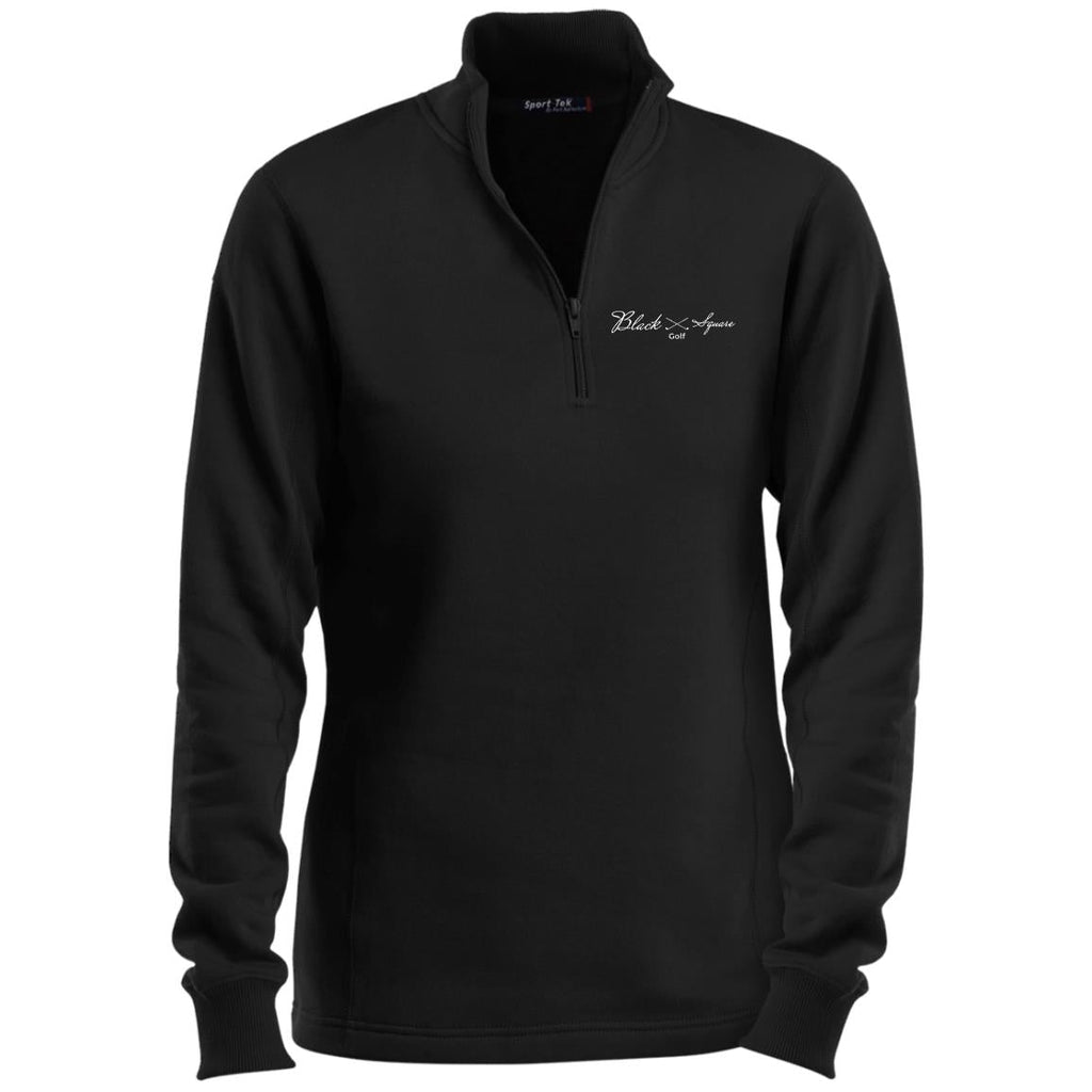 Black Square Golf X Ladies 1/4 Zip Sweatshirt - Black - X-Small